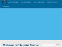 Tablet Screenshot of enterprisecharter.org